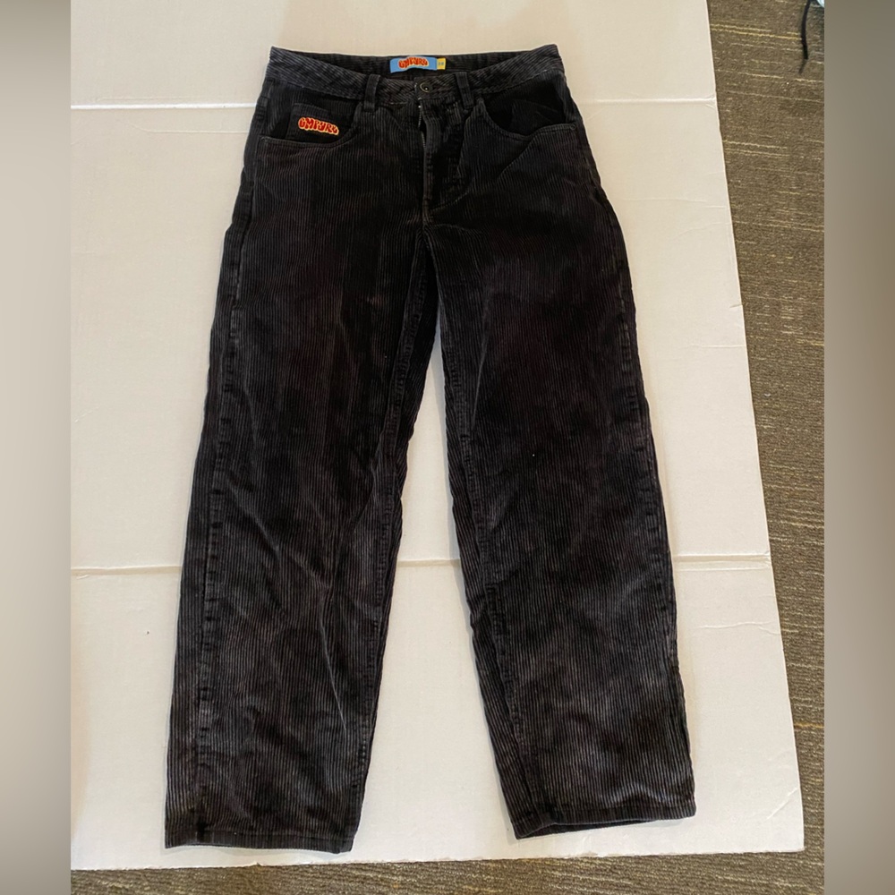 Empyre Men's Gray Corduroy Pants Cotton Size 28 inseam 25 Skateboard